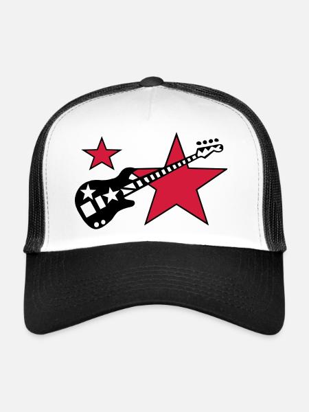 Basse E Basse Musicien 2 - Casquette trucker  - blanc/noir - Devant