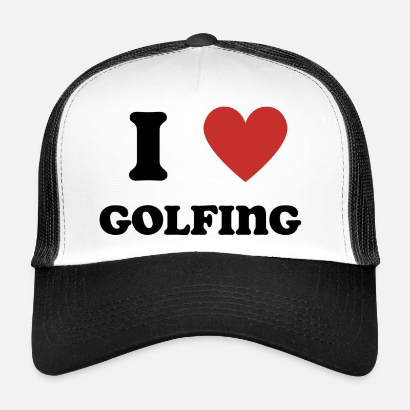 J’aime le golf Casquette trucker 