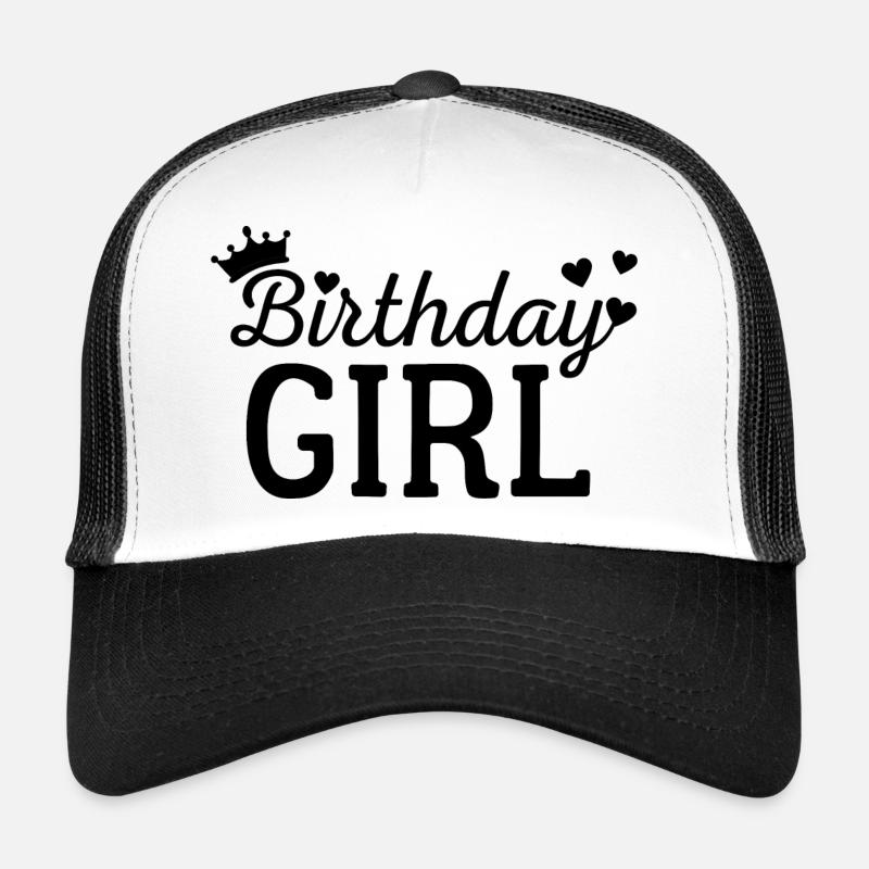 Fille d’anniversaire Casquette trucker 