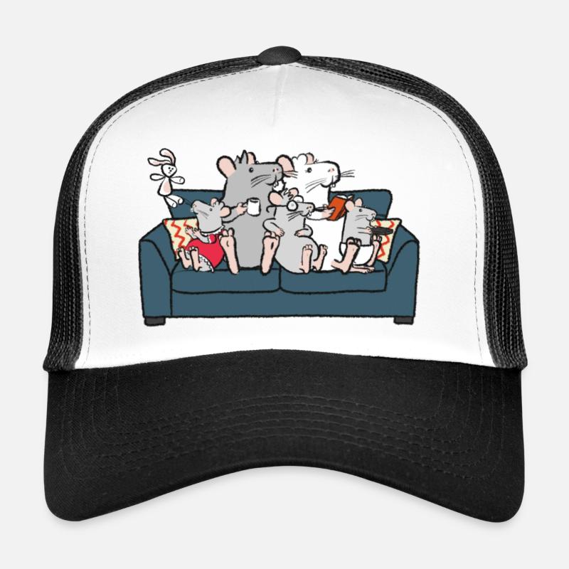 Family time - Trucker Cap - white/black