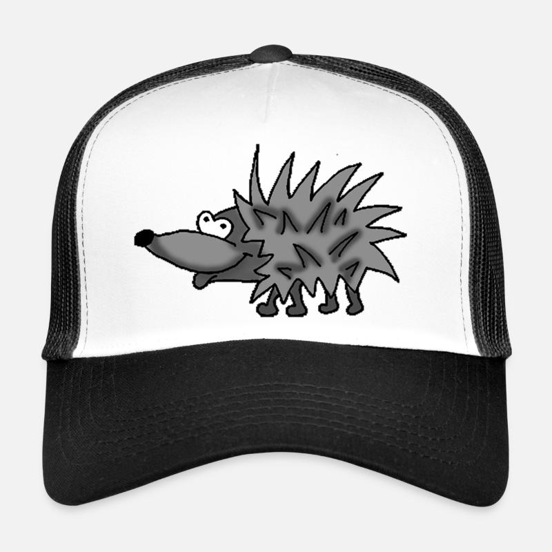 Hedgehog 2 - Trucker Cap - white/black