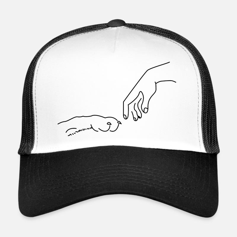 Humains véritable ami CHIEN Casquette trucker 