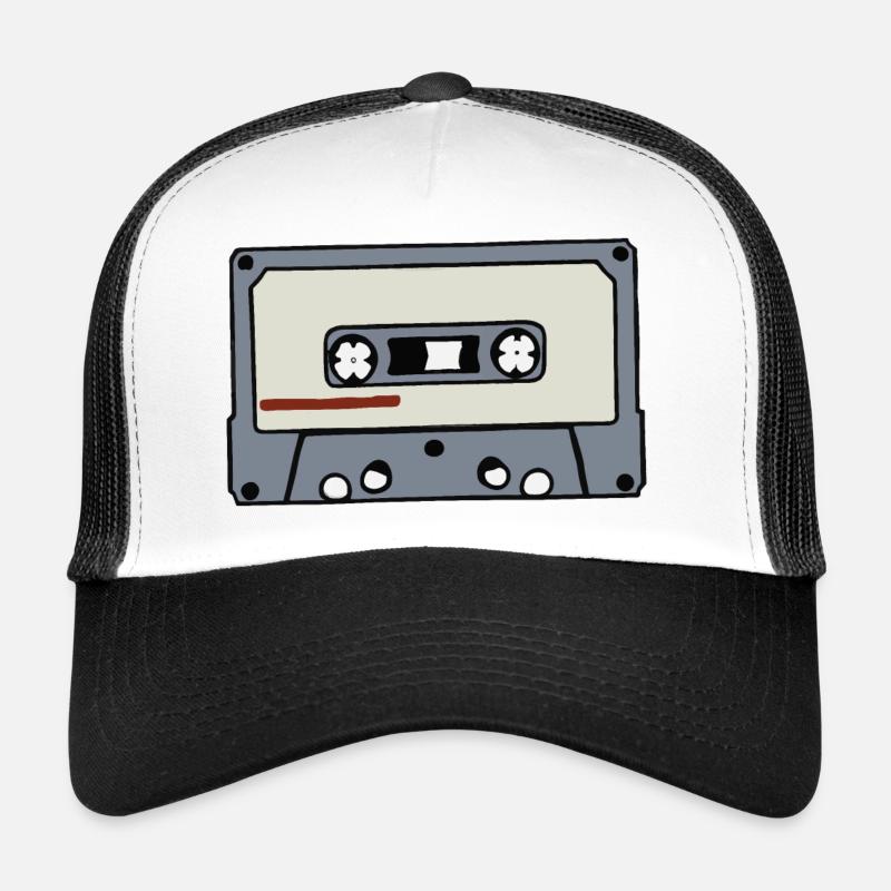 Cassette Retro Idée cadeau Casquette trucker 