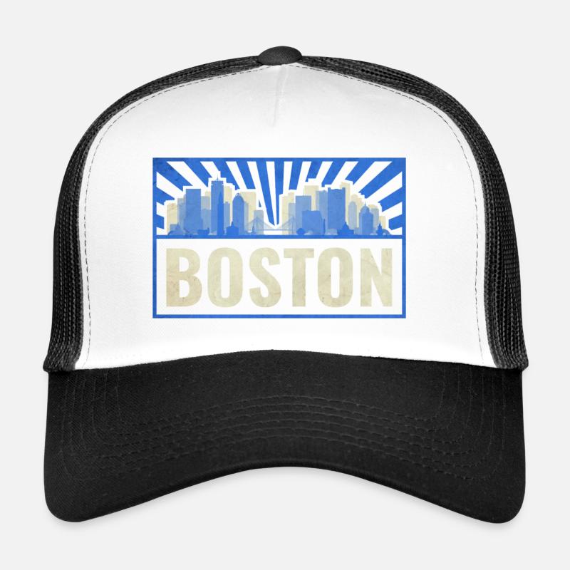 Boston États-Unis Casquette trucker 