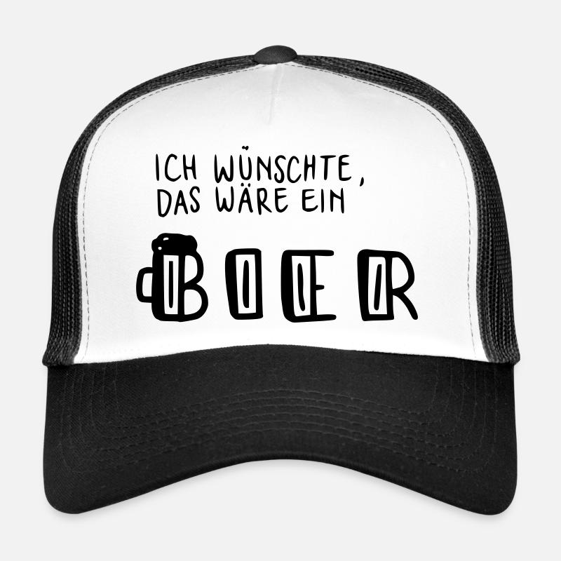 Ich wünschte das wäre ein Bier Trucker Cap