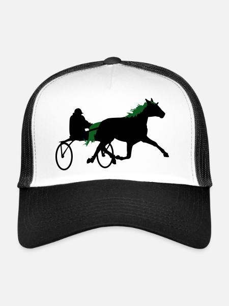 Sulki at the trot - Trucker Cap - white/black - Front