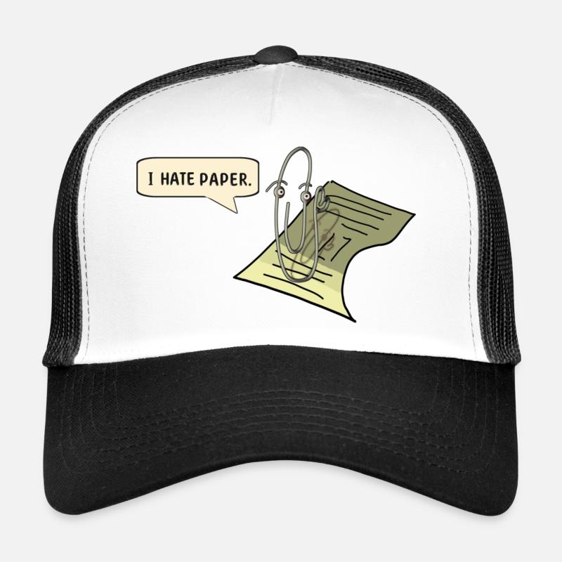 Büro - Trucker Cap - Weiß/Schwarz
