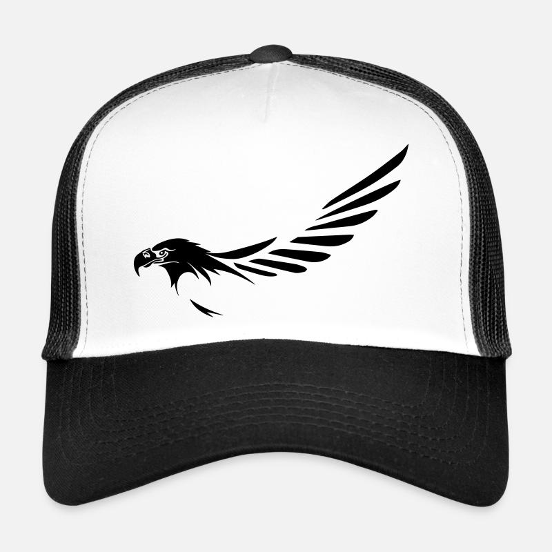 tête d'aigle avec aile Casquette trucker 