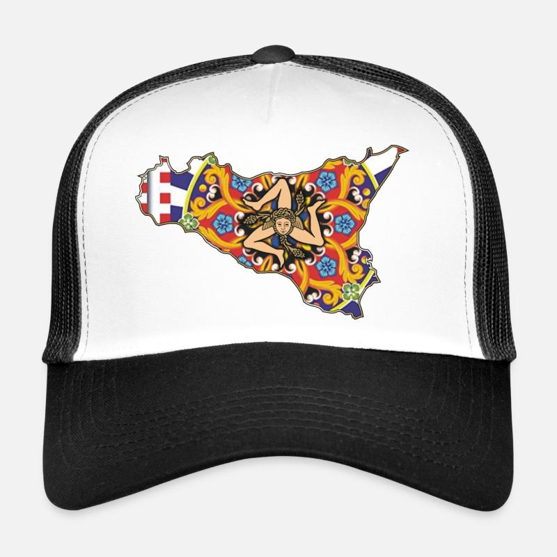 Sicile Majolica Casquette trucker 