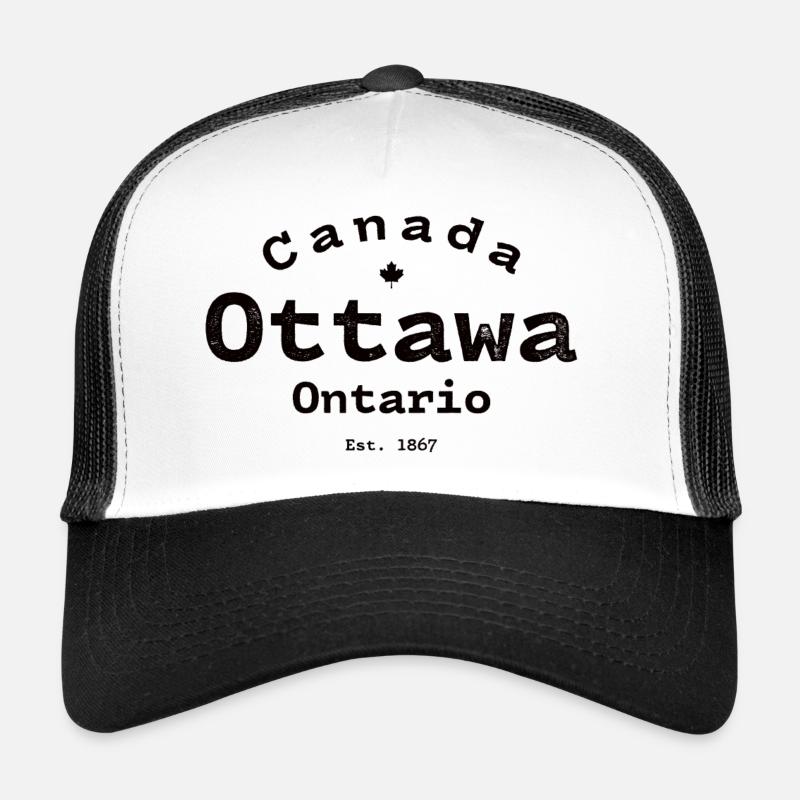 Ottawa 1867 Emblème Vintage Casquette trucker 