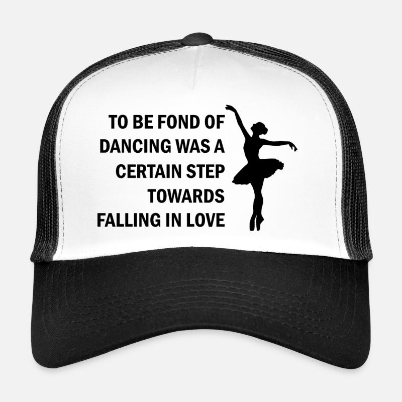 Dancing Dance Music - Trucker Cap - Weiß/Schwarz