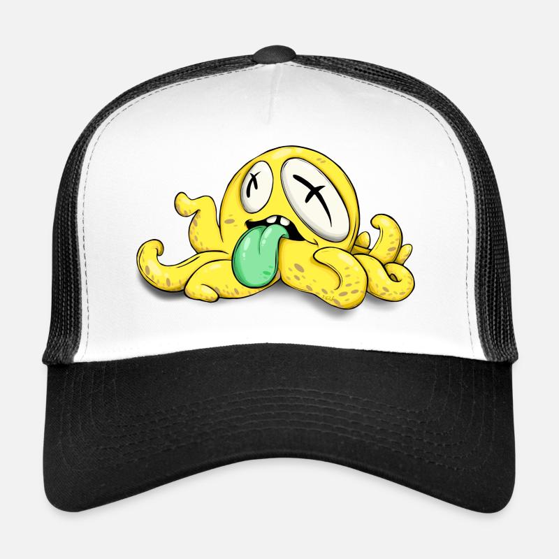 Okto - Trucker Cap - Weiß/Schwarz