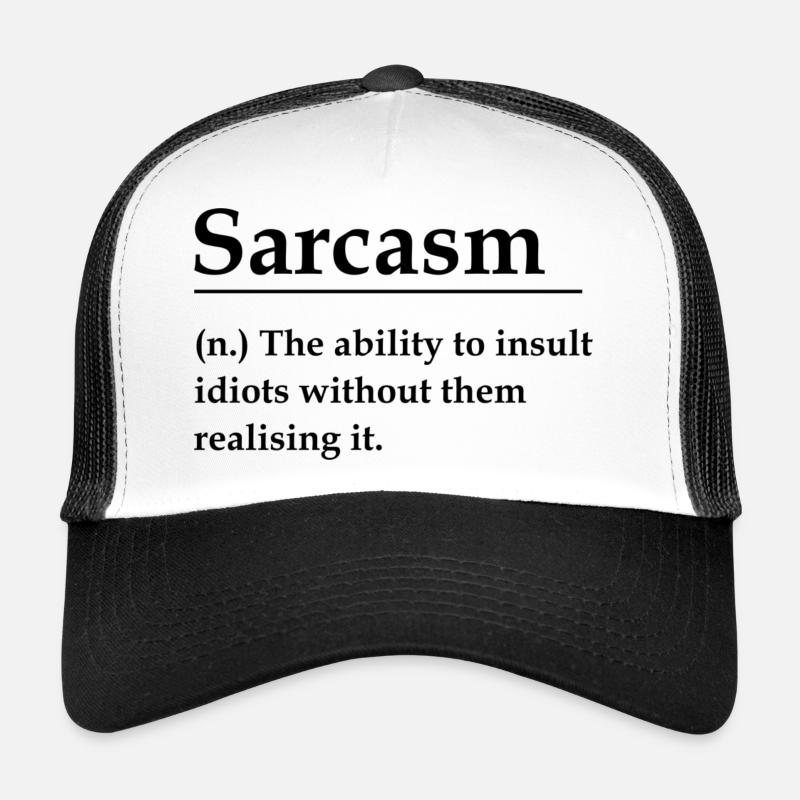 Sarcasme Casquette trucker 