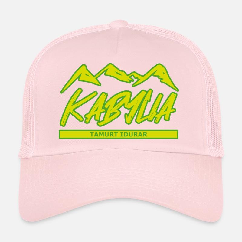 Kabylia jaune et vert Casquette trucker 