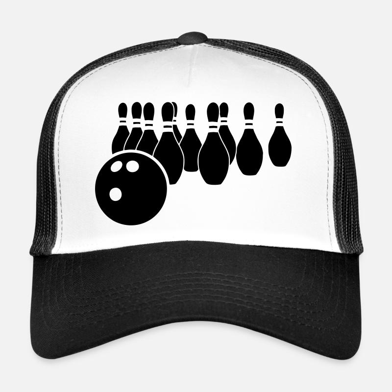 Logo de bowling Casquette trucker 