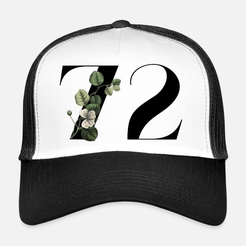 Nummer 72 Blumengrün - 72. Blumengeburtstag Trucker Cap