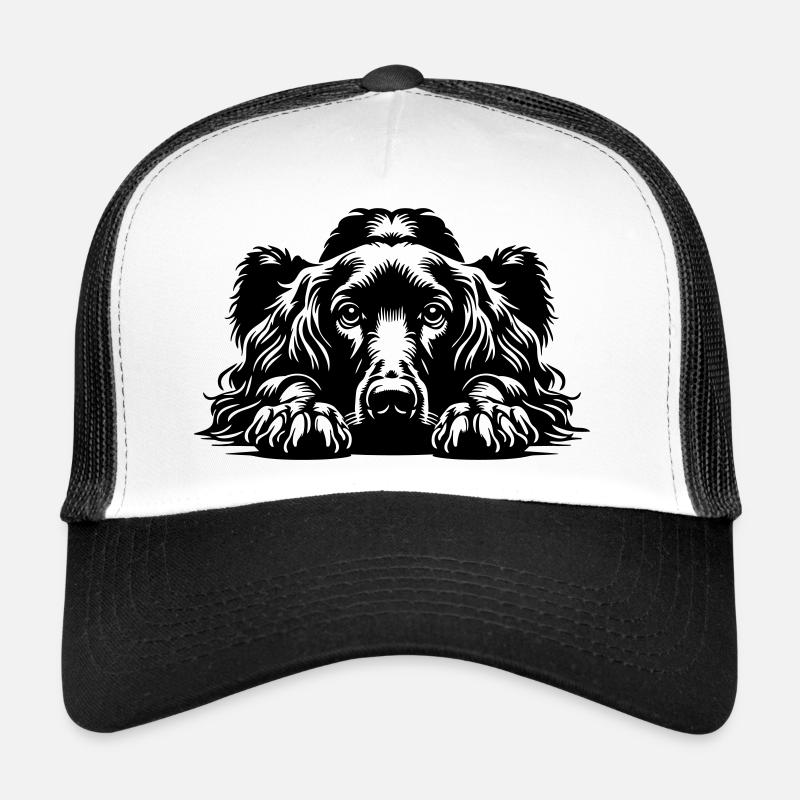 Irish Setter Head with Paws Trucker Cap