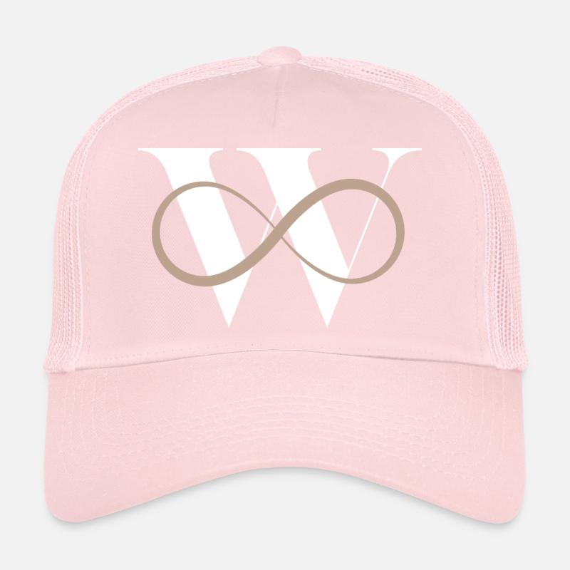 Infinite w Letter Trucker Cap