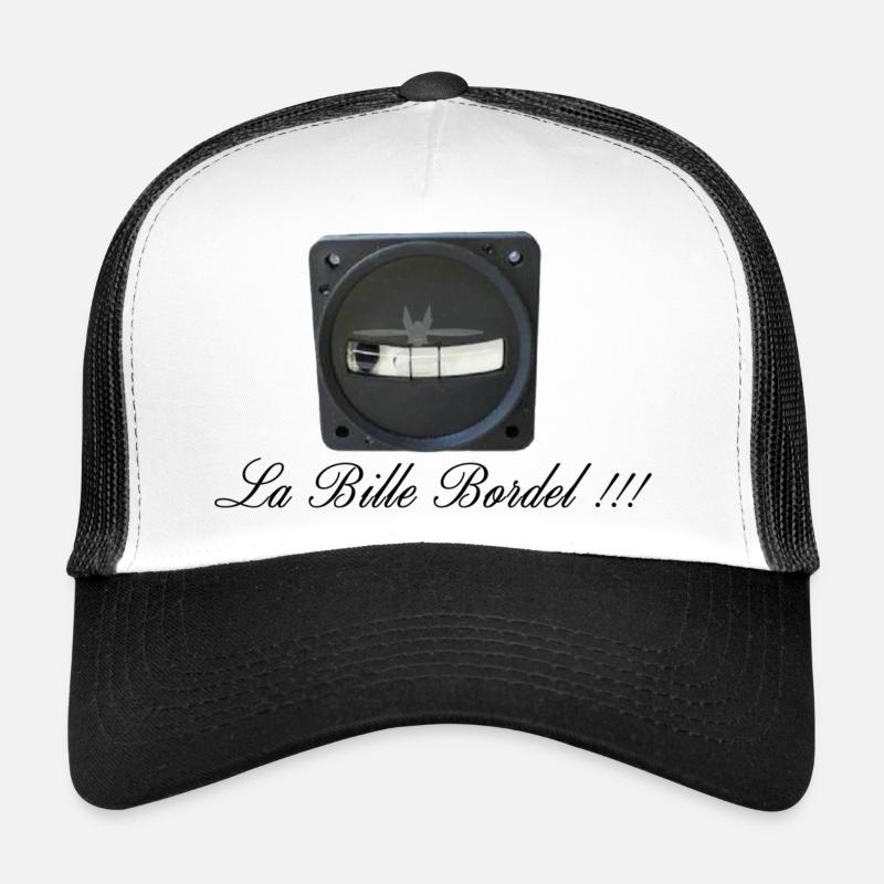 La bille bordel BAS NOIR Casquette trucker 