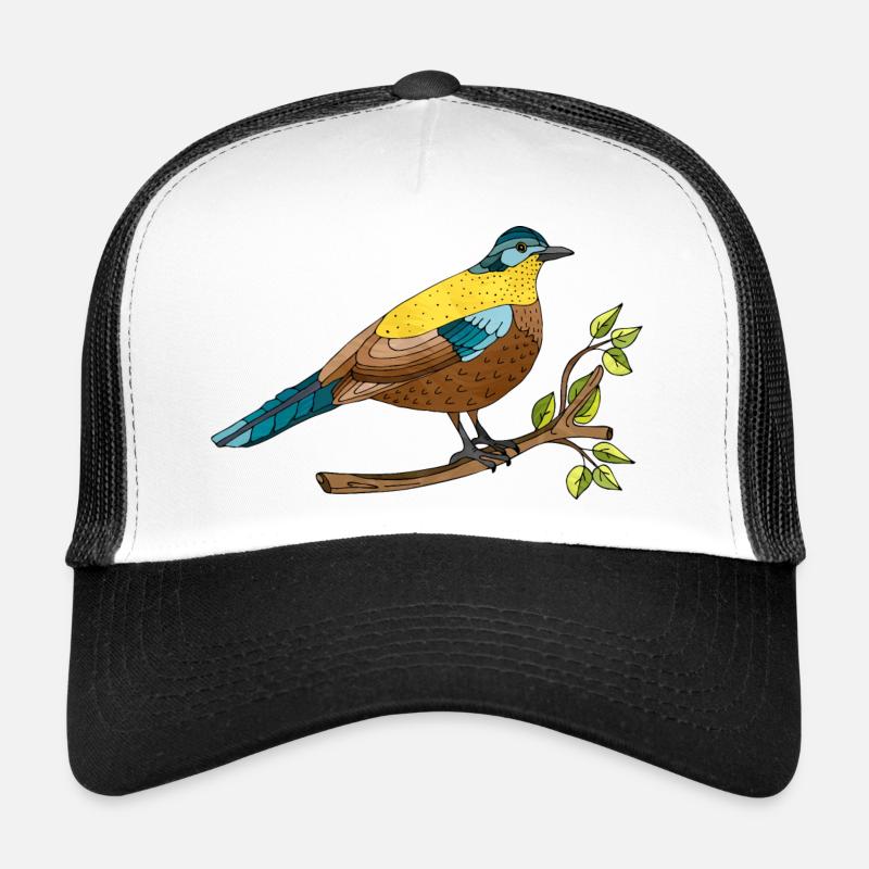 Bunter Vogel Trucker Cap