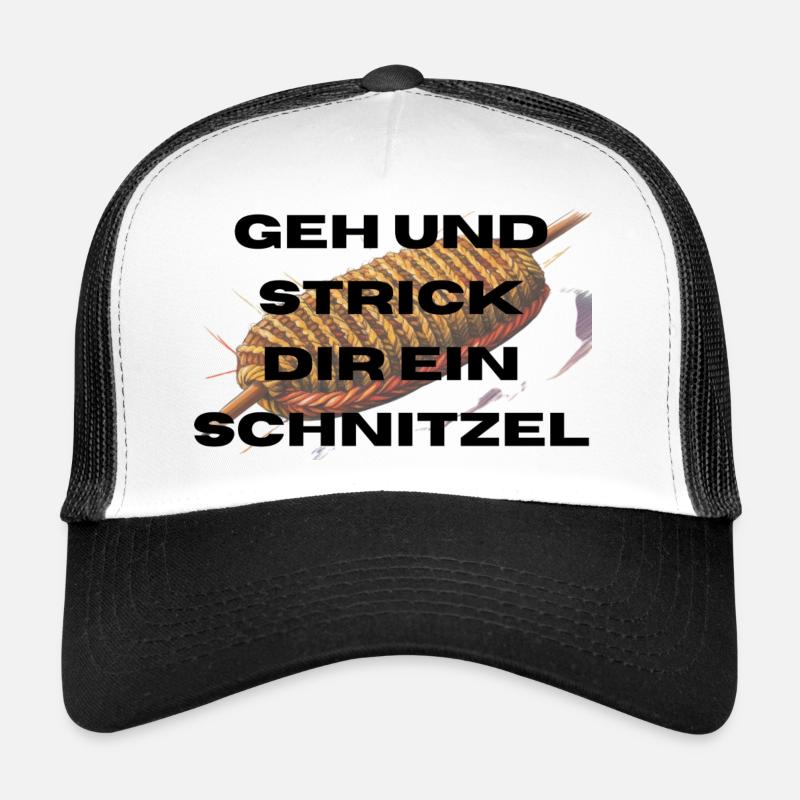 Go and knit yourself a schnitzel Trucker Cap