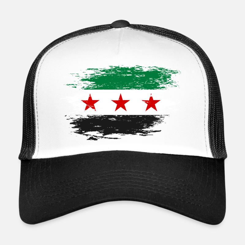 Drapeau syrien utilisé Casquette trucker 
