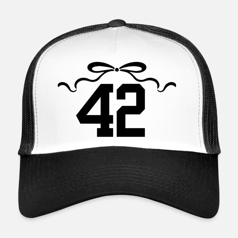Numéro 42 noeud - 42e anniversaire Casquette trucker 