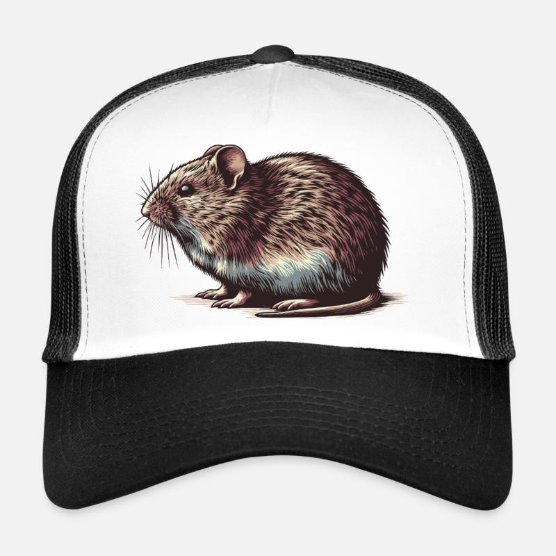 Wühlmaus - Trucker Cap - Weiß/Schwarz