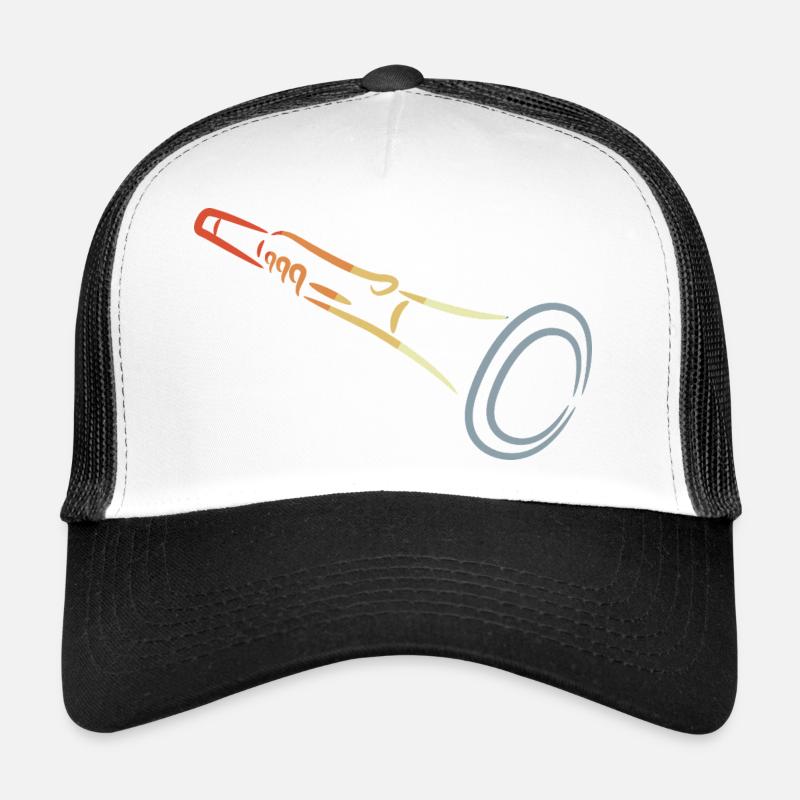 Clarinet Drawing Trucker Cap
