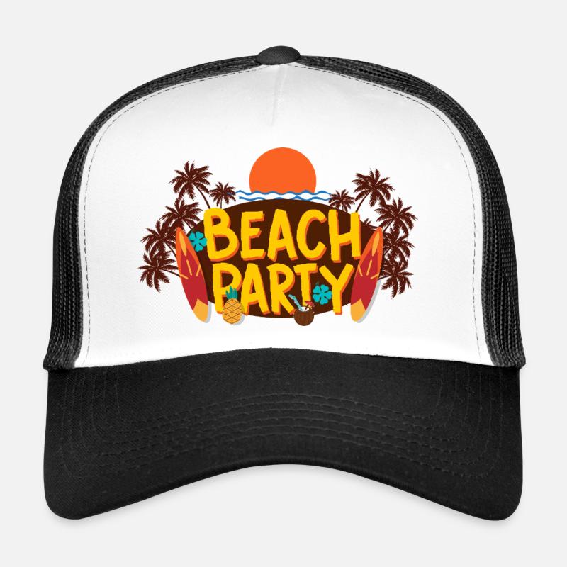 Beach Party – Été, soleil et surf Casquette trucker 