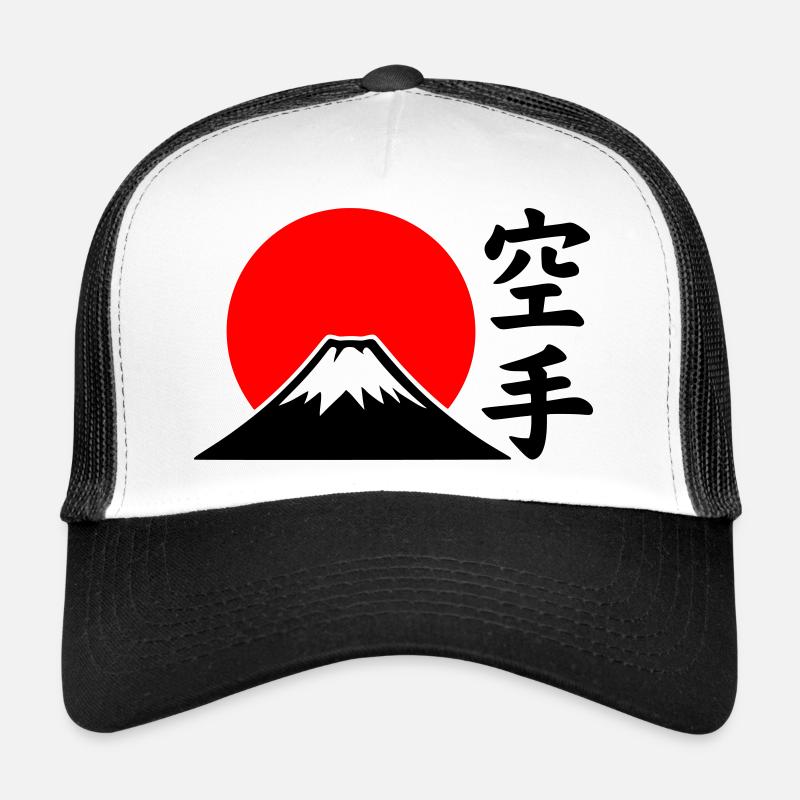 Fuji-San - Trucker Cap - Weiß/Schwarz