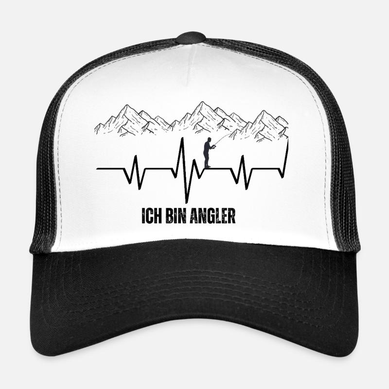 Bergsteiger in minimalistischer Silhouette Trucker Cap