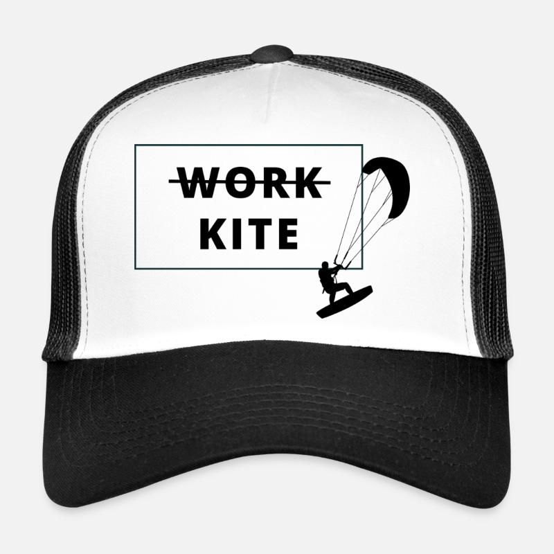 Kitesurf, pas de travail - kite Casquette trucker 