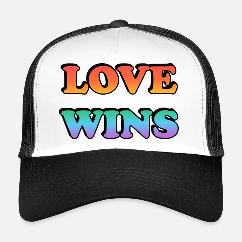 Liebe gewinnt Stolz Gradient Trucker Cap