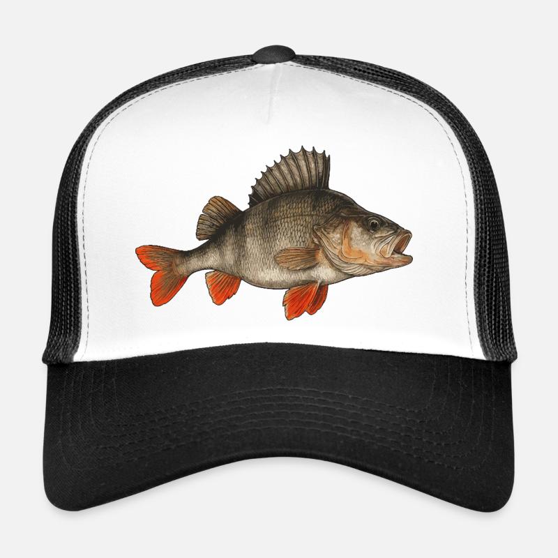 Perch Perch Perch Perch Fishing Perch Perch Perch Trucker Cap