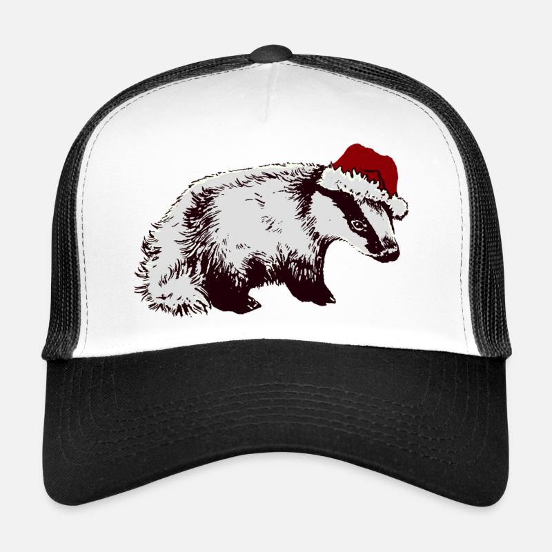 CHRISTMAS BADGER Trucker Cap