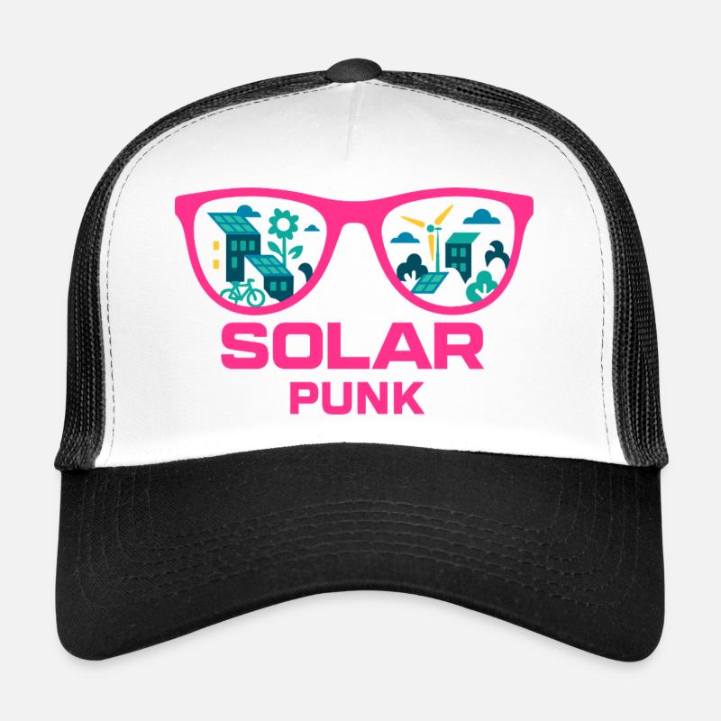 Solarpunk Vision Trucker Cap