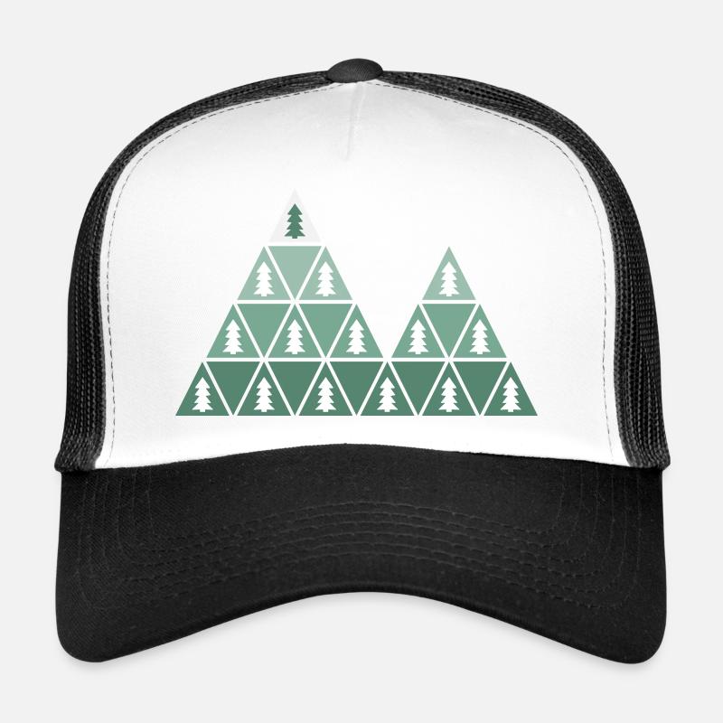 Tannen & Berge - Trucker Cap - Weiß/Schwarz