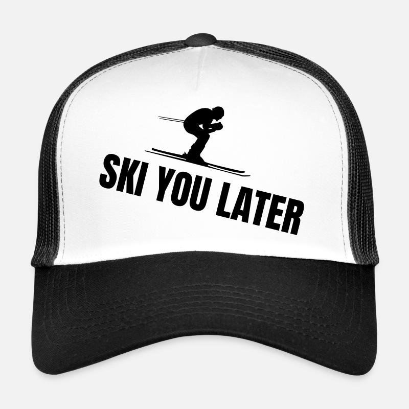 Ski You Later – Lustiger Ski Spruch Trucker Cap