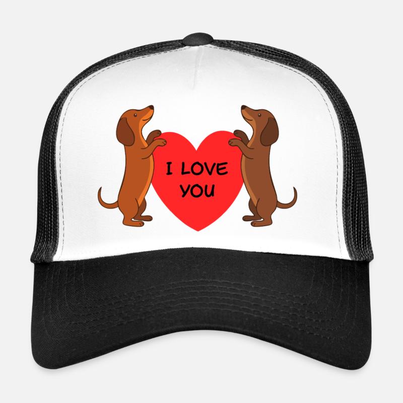 Dachshund Love Trucker Cap