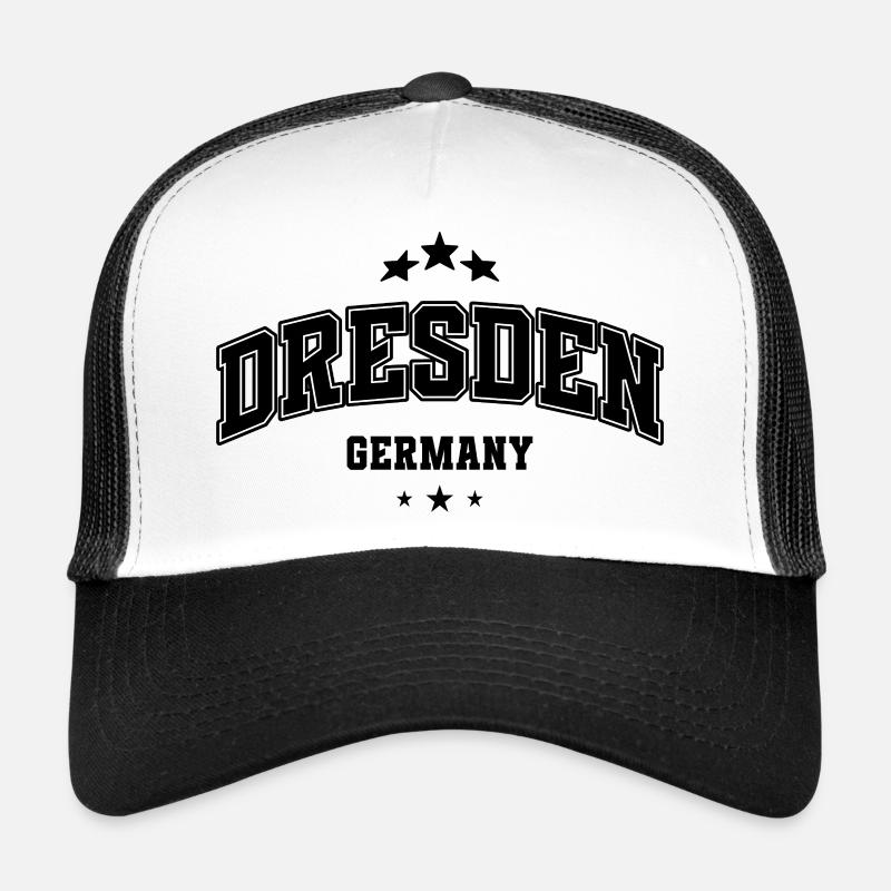 Lettrage à arc de Dresde Casquette trucker 