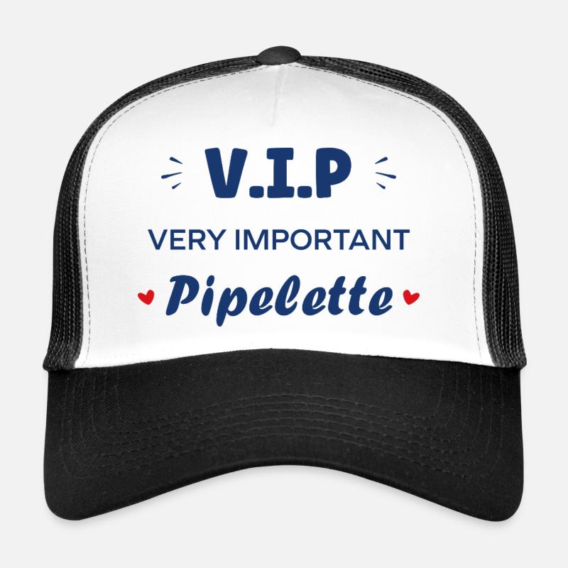 VIP Pipelette: Royal Chatter Trucker Cap