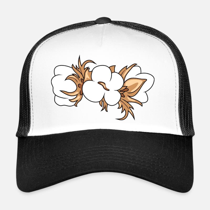 Coton en floraison Casquette trucker 