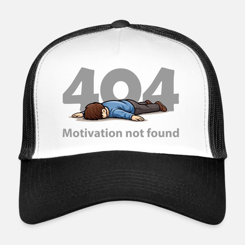 Motivation non trouvée – Erreur 404 Casquette trucker 