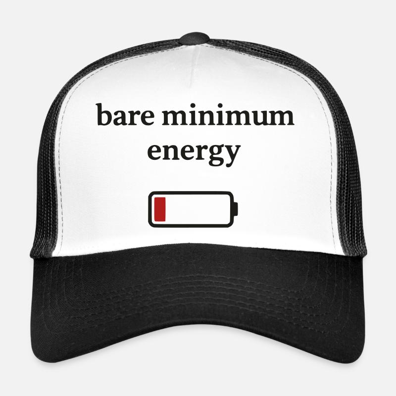 Bare minimum energy Trucker Cap