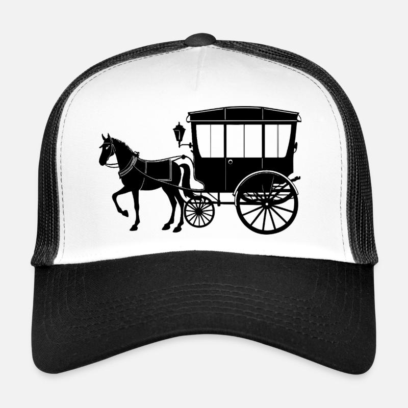 Amish-Pferdekutsche Trucker Cap