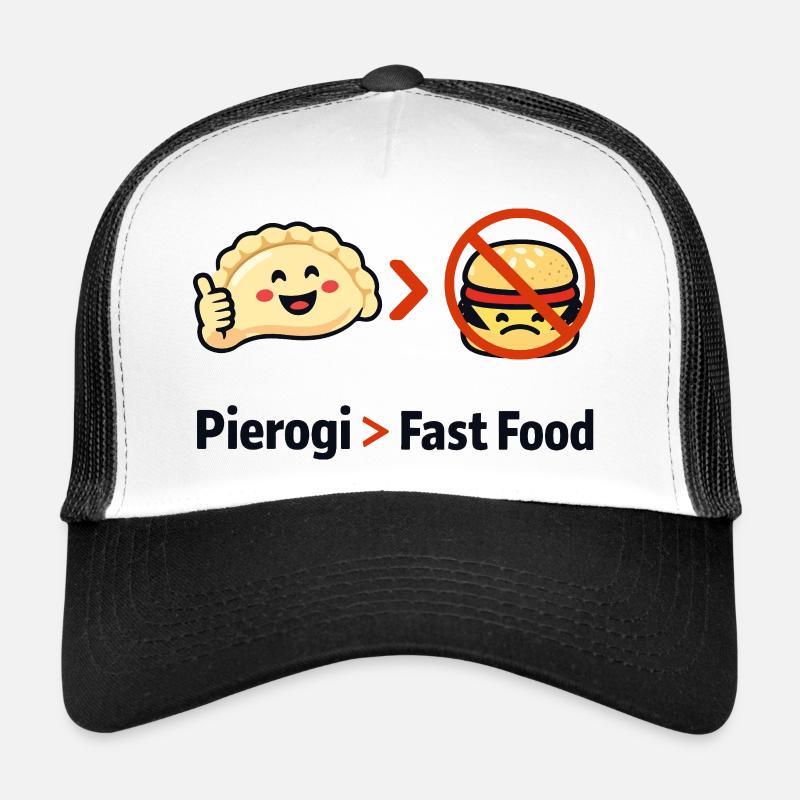 Pierogi plutôt que la restauration rapide Casquette trucker 