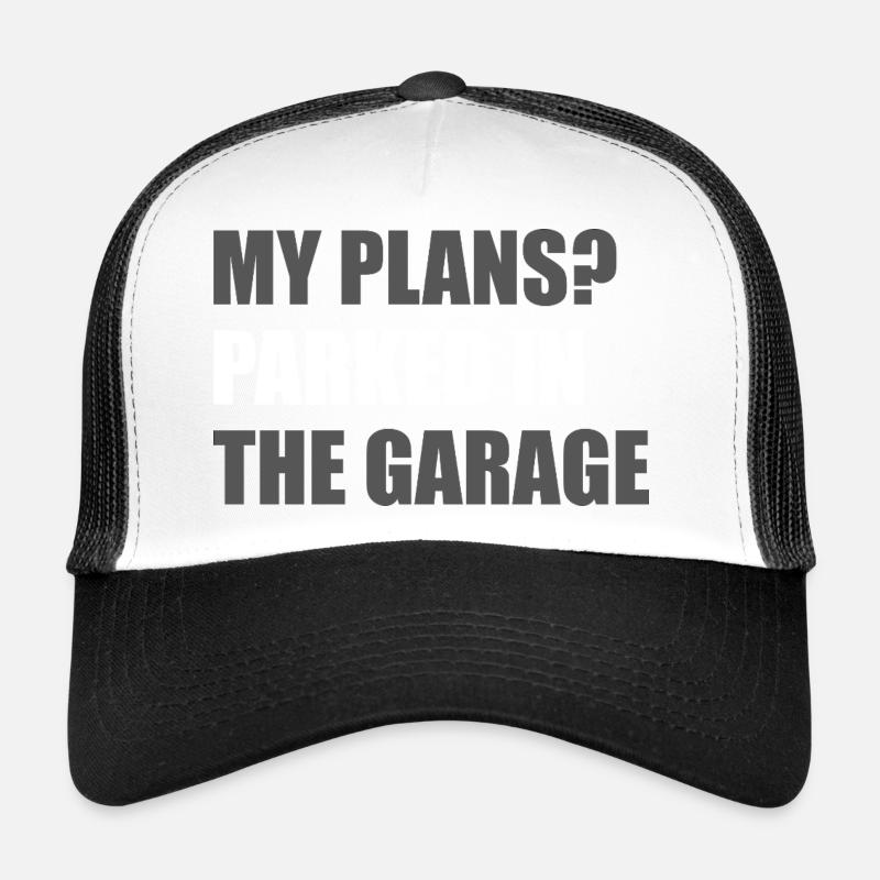 Mes plans ? Passionné de voitures, mécanicien automobile Casquette trucker 