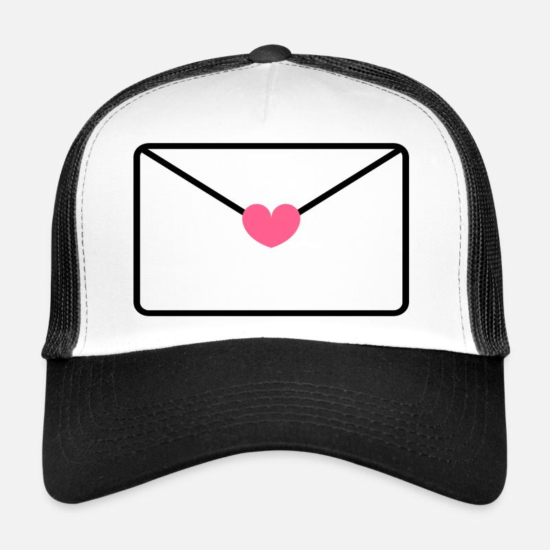 Envelope With Heart Trucker Cap