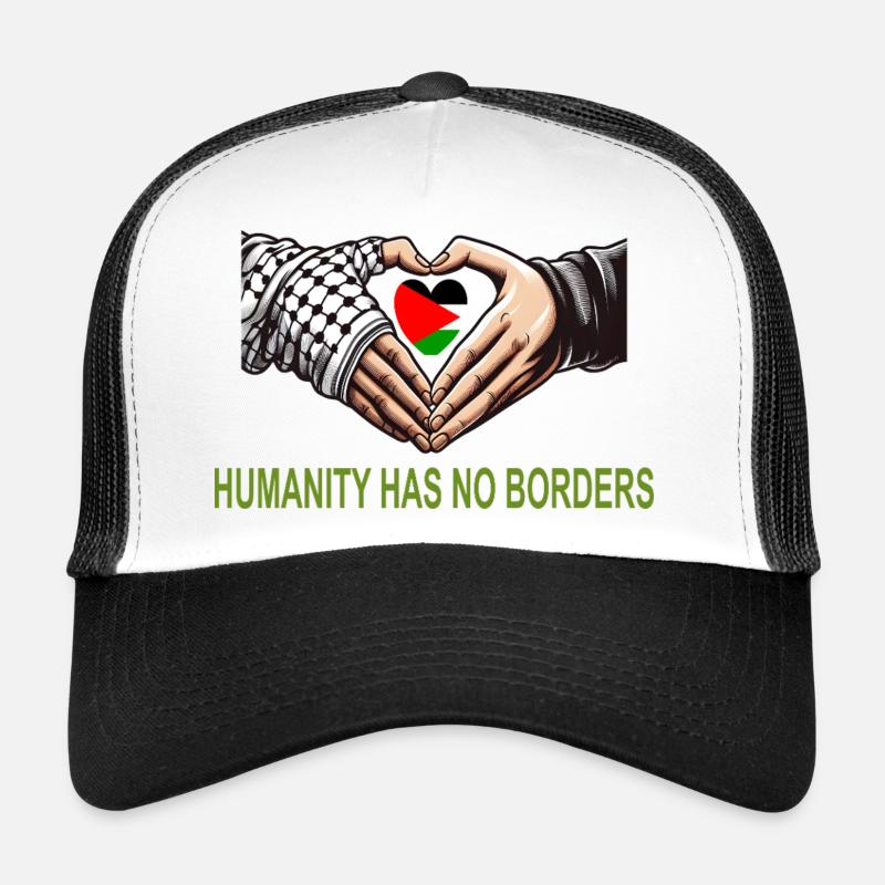 Humanity Has No Borders - Palestine Solidarity Trucker Cap